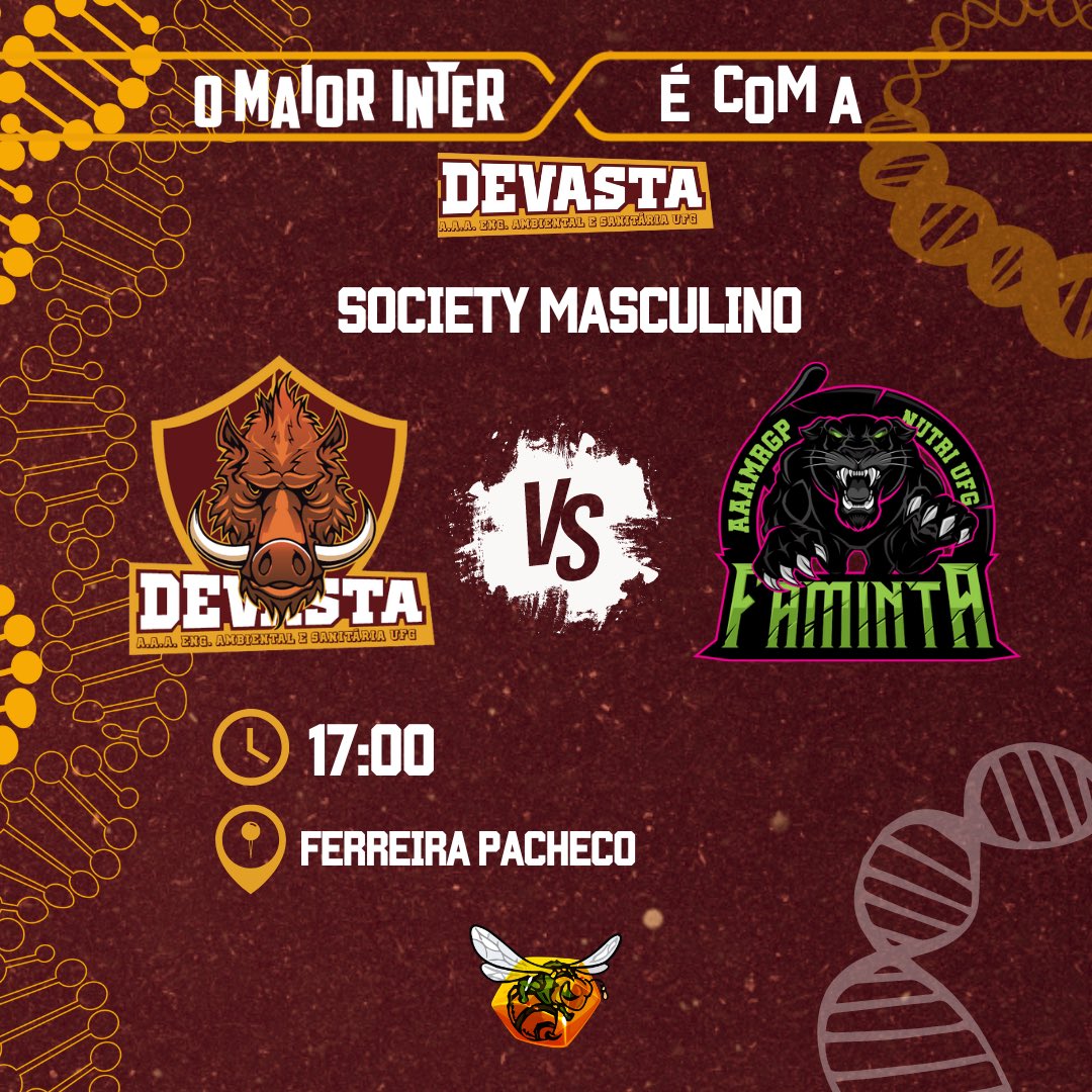 devastaufg's tweet photo. ALÔ ALÔ, JÁ É INTEEEEEER! 🤪 Acompanhem a programação de HOJE, (30/05)!!! 
Venham para o Ferreira “Peteco” torcer com a Devasta 🐗❤️💛 
#omaiorinter2024 #devasta https://t.co/GMc7u6Xxcx