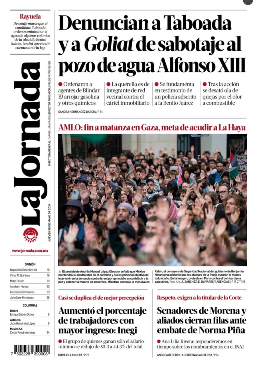 Ordenaron a elementos de @BlindarBJ arrojar gasolina y otros químicos en pozo de agua Alfonso XIII.