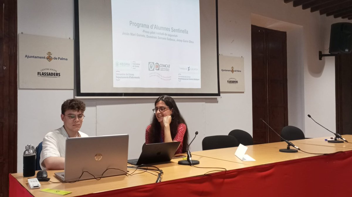 Presentació del projecte d'alumnes sentinella <a href="/CEMCAT/">CEMCAT</a> de suport i acompanyament per a la prevenció en salut mental, al🚢#5CongrésIbamfic🩺

@jmarig1