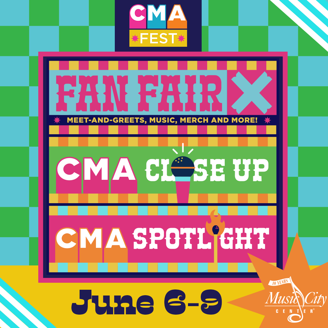 Hey, y’all! 🤠 #CountryMusic lovers, get ready. @CountryMusic Fest Fan Fair X kicks off next Thursday! 🎸🎶 Music, meet & greets, and more -- all happening HERE. 🙌 #CMAFest #DowntownNashville

🎟️ cmafest.com/tickets/