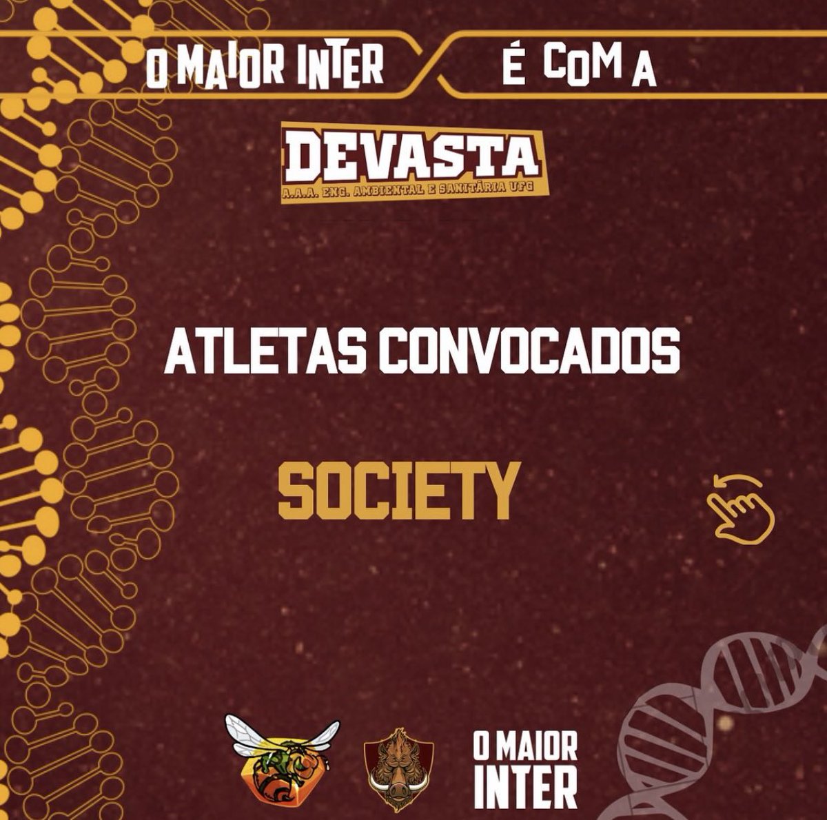 devastaufg's tweet photo. Conheça os nossos queridos javababys convocados para o society no Maior Inter 2024! 🐗
#omaiorinter2024 #devasta https://t.co/6cMawn9hOk