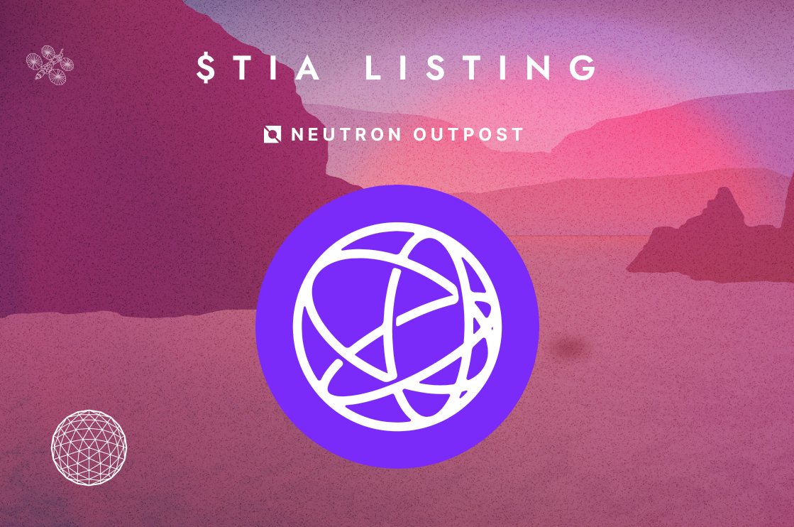 🛰️ $TIA LIVE ON MARS (NEUTRON)

Moments ago, a new lending and borrowing market for @CelestiaOrg’s $TIA was added on Mars’ @Neutron_org outpost. Users can now:

🔴 Deposit $TIA for yield
🔴 Use $TIA as collateral for borrowing

Explore the latest APYs and opportunities now and be