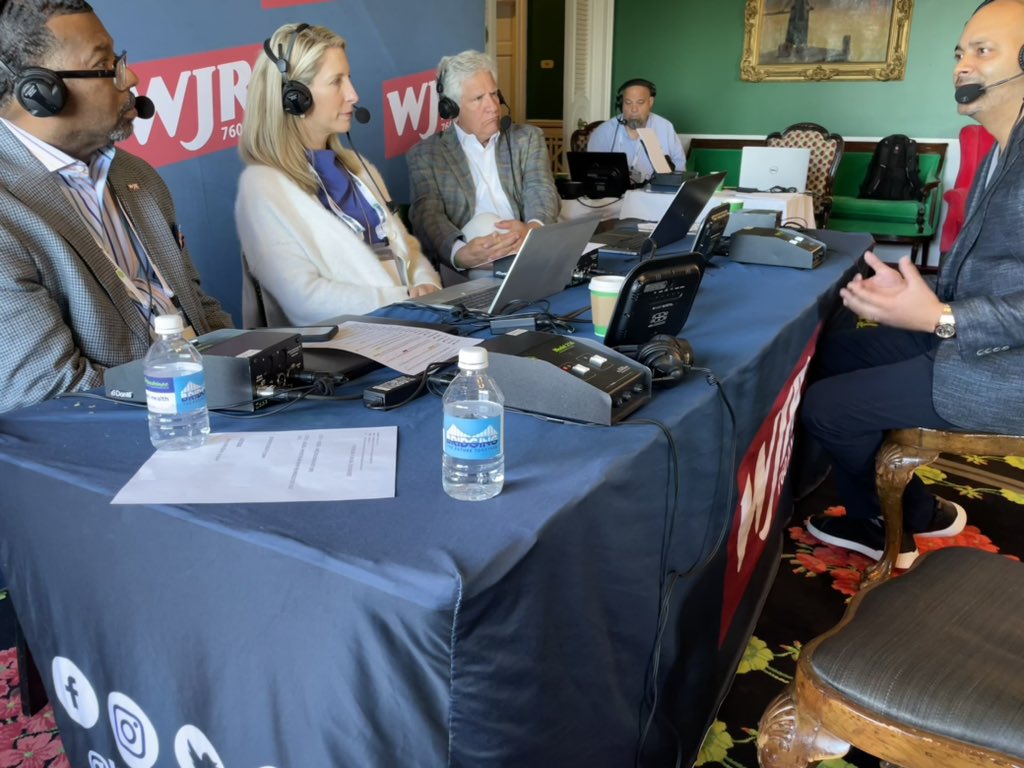 Right NOW on WJR.com, @RocketMortgage CEO Varun Krishna chats with @newsGuy760, Lloyd Jackson, and @Jamie_Edmonds at the 2024 Mackinac Policy Conference! #MPC24
