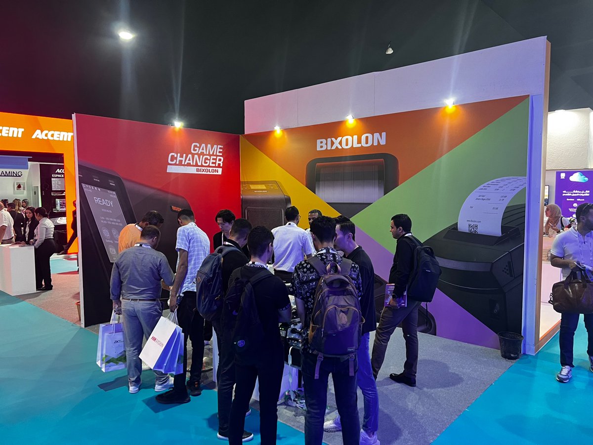 iBixolon's tweet image. Today, the BIXOLON team had a fantastic first day at GITEX Africa 2024 in Marrakech, Morocco. Visit us at booth 4D-56 to explore our latest mobile, POS, and label printers for the retail and healthcare sectors!

#GitexAfrica2024 #HealthcarePrinter #RetailPrinter