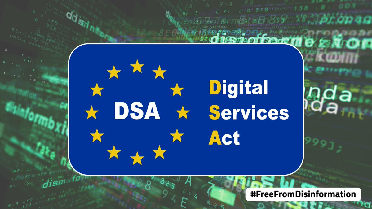 ItalyMFA_int's tweet photo. 🔎 Social media platforms are required to comply with several policies to counter #disinformation, following the #EU #DigitalServicesAct legislation to prevent illegal and harmful activities online.
#FreeFromDisinformation #VerifiedInformation #FakeNews https://t.co/F3msxg73is