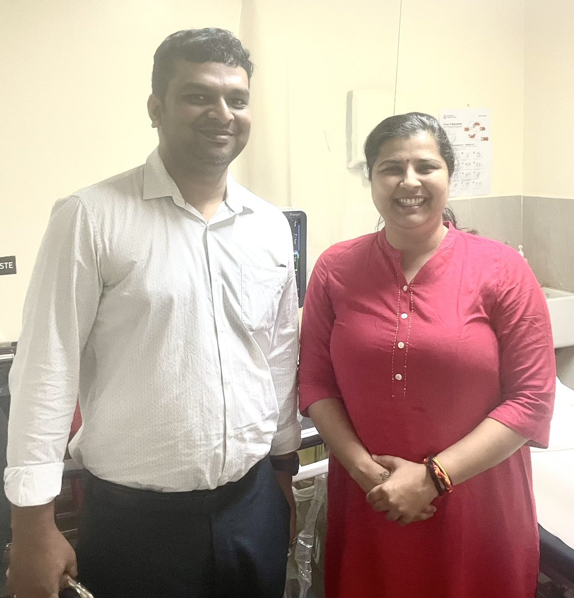 Surprisingly, met two of my students Dr. Imran (Cardiologist ) &amp; Dr. Sharat (Radiologist ) at routine checkup at #Ramaiah.

They both were so excited &amp; happy to meet me, but frankly speaking I was feeling more proud &amp; happy to see them excel in their fields.

Once a Doctor,