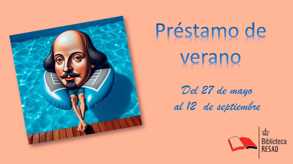 ResadMadrid's tweet photo. Ya está abierto nuestro PRÉSTAMO DE VERANO.
Del 27 de mayo al 12 de septiembre puedes disfrutar de los libros de nuestra biblioteca https://t.co/zDUWUat74d