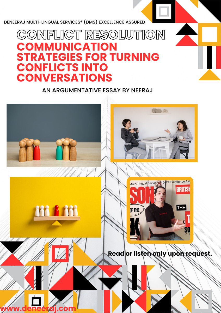 Got conflicts? 🥊Instead of arguing, try active listening 👂, empathy 🤗, and clear, respectful dialogue. Remember, it's not about winning the argument, but finding a solution that works for everyone. #ConflictResolution #EffectiveCommunication #ActiveListening #deneeraj #delotus