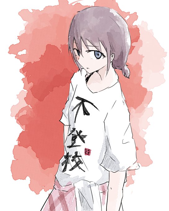 「clothes writing short hair」 illustration images(Latest)