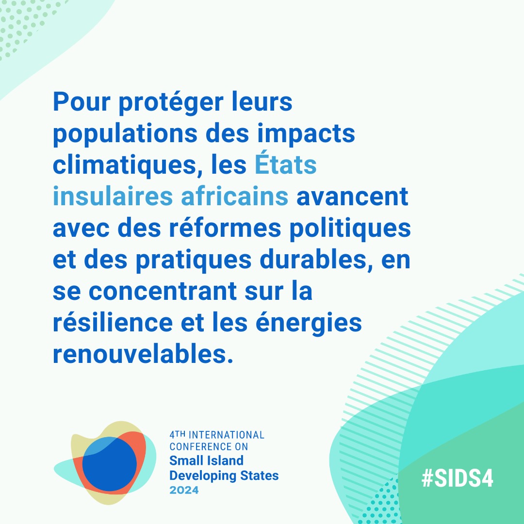 Les #PEID 🌍 montrent un leadership en matière d'adaptation et d'atténuation des changements climatiques malgré leurs faibles émissions. Ils renforcent leur #résilience et adoptent des énergies durables grâce à des réformes politiques et des partenariats. bit.ly/3VlHbdF