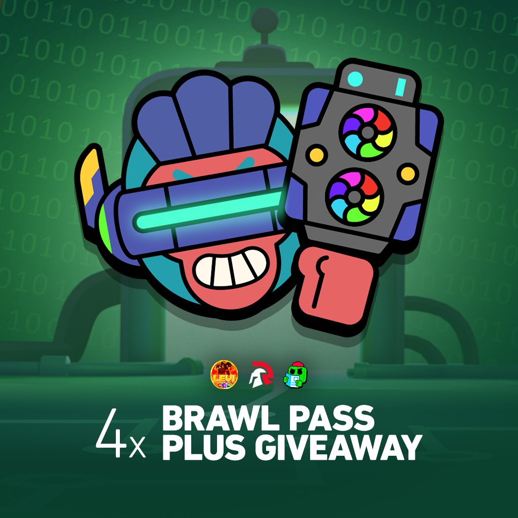 ```✨ 4x Brawl Pass Plus Giveaway ✨

To Enter:
✅ Follow <a href="/BrawlStarsBTLN/">BTLN</a> <a href="/RivalEsportsHQ/">Rival Esports</a> @FFLevi_
♻️ Repost &amp; Like 👍
💬 Let us know your fav. CyberBrawl Skin!

📌 Winners will be selected from all 3 accounts on June 6 so check out the other accounts! 

#BrawlStars #CyberBrawl``