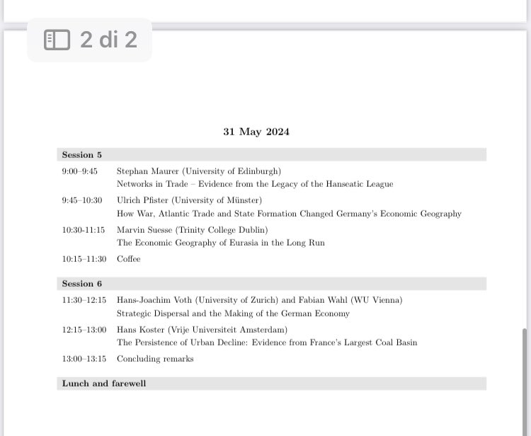 Andrea Papadia (@papadiaandrea) on Twitter photo Very excited to attend the workshop on Cities and the Wealth of Nations organized by my colleagues <a href="/ThiloHuning/">Thilo Huning</a> and Matthias Flückiger at <a href="/EconomicsatYork/">Economics at York</a>.
<a href="/perfandersson/">Per F. Andersson</a> will present our work on the role of aqueducts in the process of cultural assimilation in the Roman Empire. Very excited to attend the workshop on Cities and the Wealth of Nations organized by my colleagues <a href="/ThiloHuning/">Thilo Huning</a> and Matthias Flückiger at <a href="/EconomicsatYork/">Economics at York</a>.
<a href="/perfandersson/">Per F. Andersson</a> will present our work on the role of aqueducts in the process of cultural assimilation in the Roman Empire.