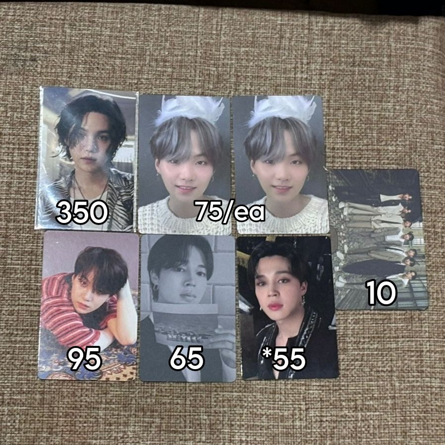 help rt please ! ♡

WTS WANT TO SELL
all about photocard bts bangtan ready ina

❌ exc adm 5%
✅ bisa satuan 
✅ shopee freeong 
✅ keep event with dp

📍Jakarta

❌ HNR ❌

yang mau bisa dm yaa, thank youu ! 🌷💗