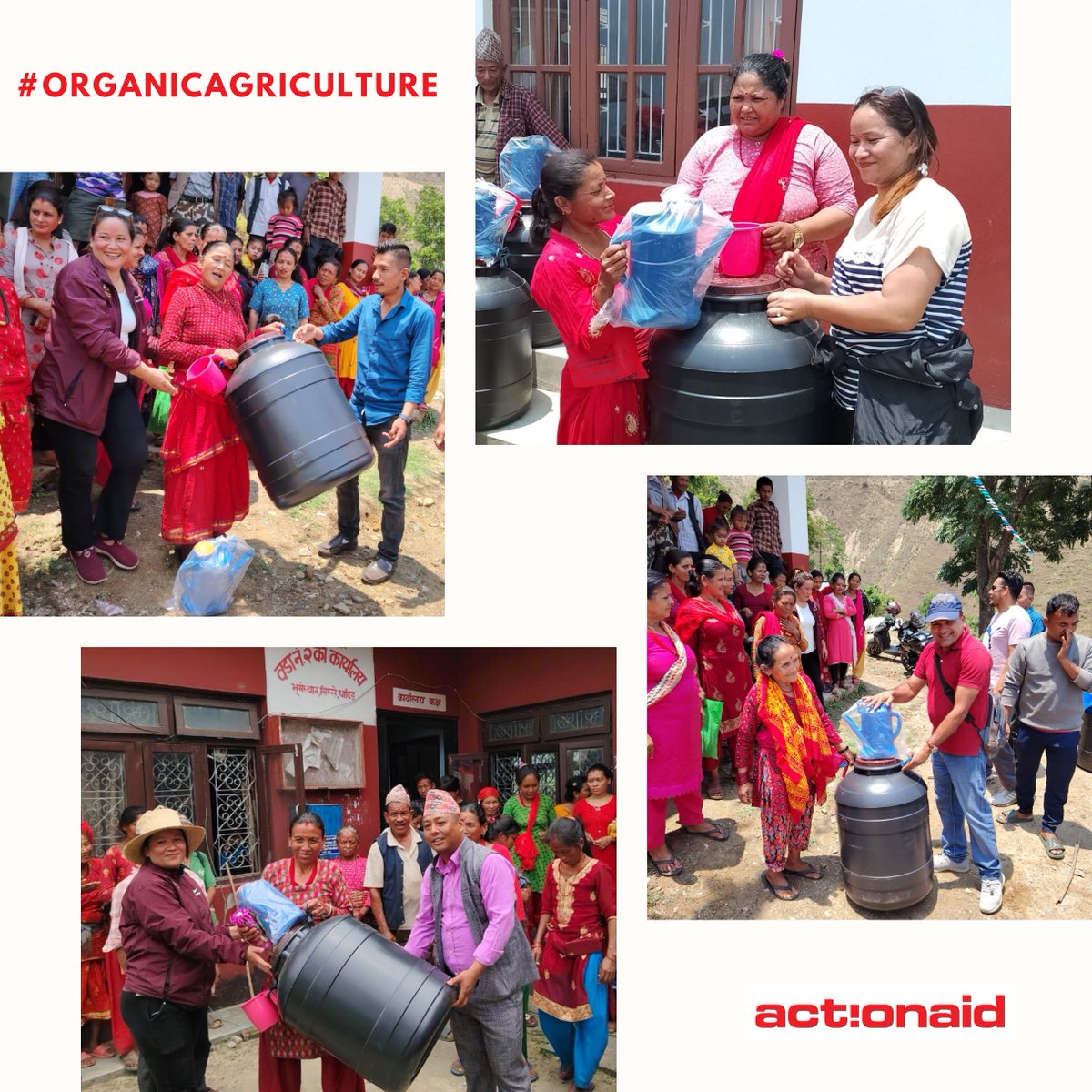 🌱 Exciting news! ICDC Dhading & ActionAid Nepal distributed biofertilizers to 345 farmers in wards 1, 2, 3 & 7. Plus, 10 farmer groups got agroecology training. Let's grow sustainably! 🌾💚 #SustainableFarming #OrganicAgriculture #ActionAidNepal