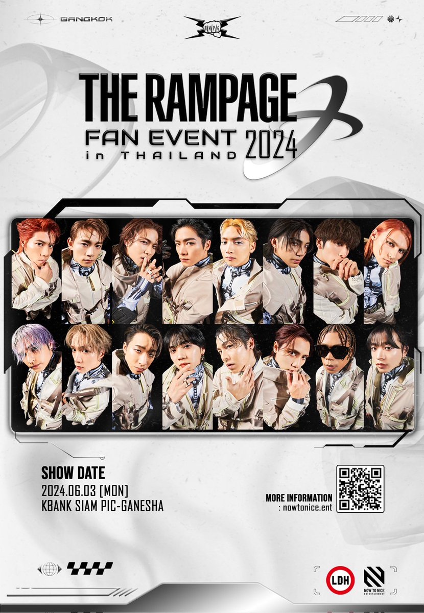 แจกบัตร “THE RAMPAGE FAN EVENT in THAILAND 2024” ใครอยากได้ฟังทางนี้🙋🏻‍♀️ เพียงทำตามกติกาให้ครบถ้วน ก็รับไปเลย บัตรวันที่ 3 มิ.ย. 2567 รอบเวลาแสดง 12:00 น. จำนวน 4 ท่าน ท่านละ 1 ใบ #THERAMPAGEFanEventinThailand2024 #THERAMPAGE #NowToNiceEnt