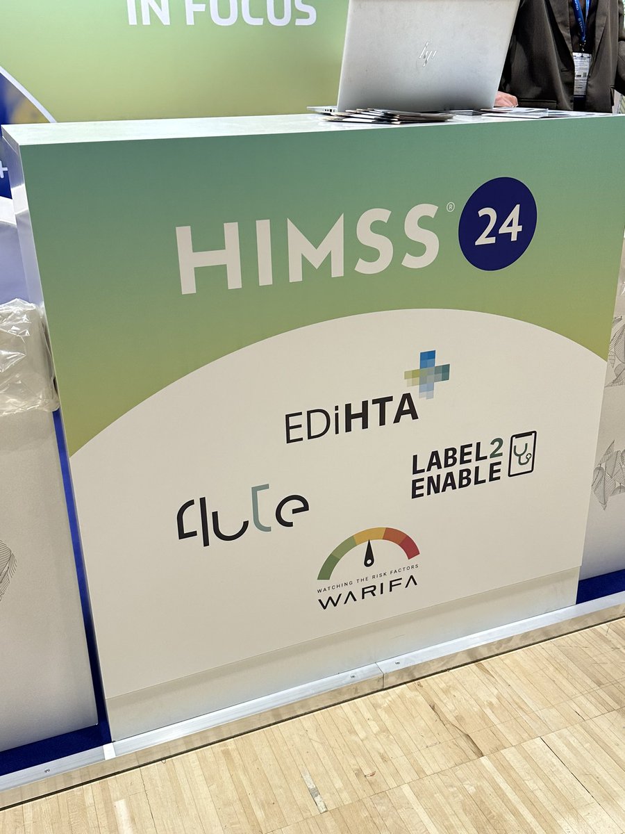 Label2Enable (@label2e) on Twitter photo Day 2 of #HIMSS24Europe!
Come meet #Label2Enable at the EU Pavillon (booth F11) or in one our sessions:
- 11AM: EU Projects in Focus with <a href="/PetraHoogendoo2/">Petra Hoogendoorn</a>, <a href="/LUMC_Leiden/">LUMC Leiden</a>
- 1:40PM: Next steps to implementing the EHDS with Gözde S. Briggs, <a href="/eupatientsforum/">European Patients' Forum</a>, and <a href="/PetraWilson11/">Petra Wilson</a> Day 2 of #HIMSS24Europe!
Come meet #Label2Enable at the EU Pavillon (booth F11) or in one our sessions:
- 11AM: EU Projects in Focus with <a href="/PetraHoogendoo2/">Petra Hoogendoorn</a>, <a href="/LUMC_Leiden/">LUMC Leiden</a>
- 1:40PM: Next steps to implementing the EHDS with Gözde S. Briggs, <a href="/eupatientsforum/">European Patients' Forum</a>, and <a href="/PetraWilson11/">Petra Wilson</a>