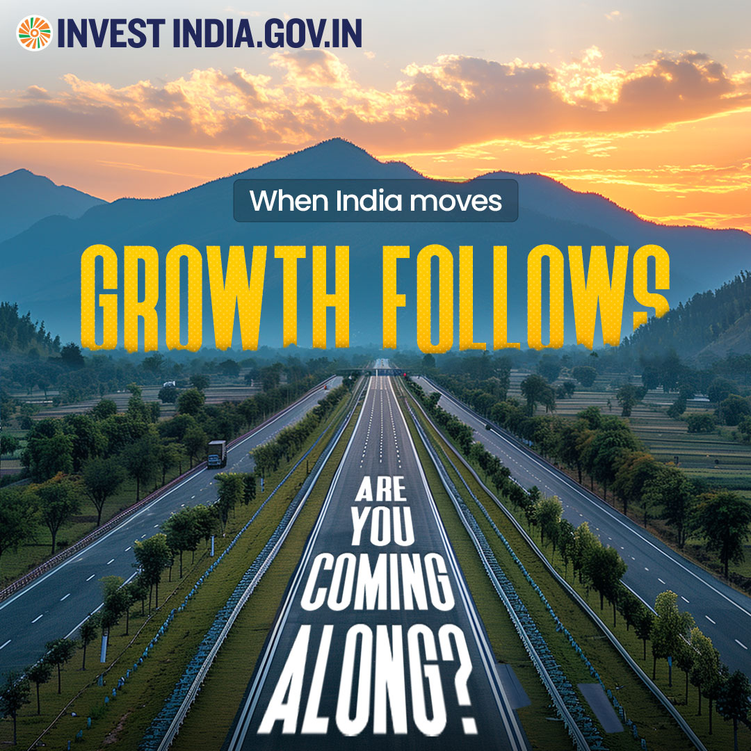 #NewIndia's expansive road network, ranked 2nd largest globally, connects the nation's diverse landscapes, fostering economic growth & enabling seamless transportation. Shift your growth gears with India at: bit.ly/II-Roads #InvestInIndia #InvestIndia #RoadsAndHighways