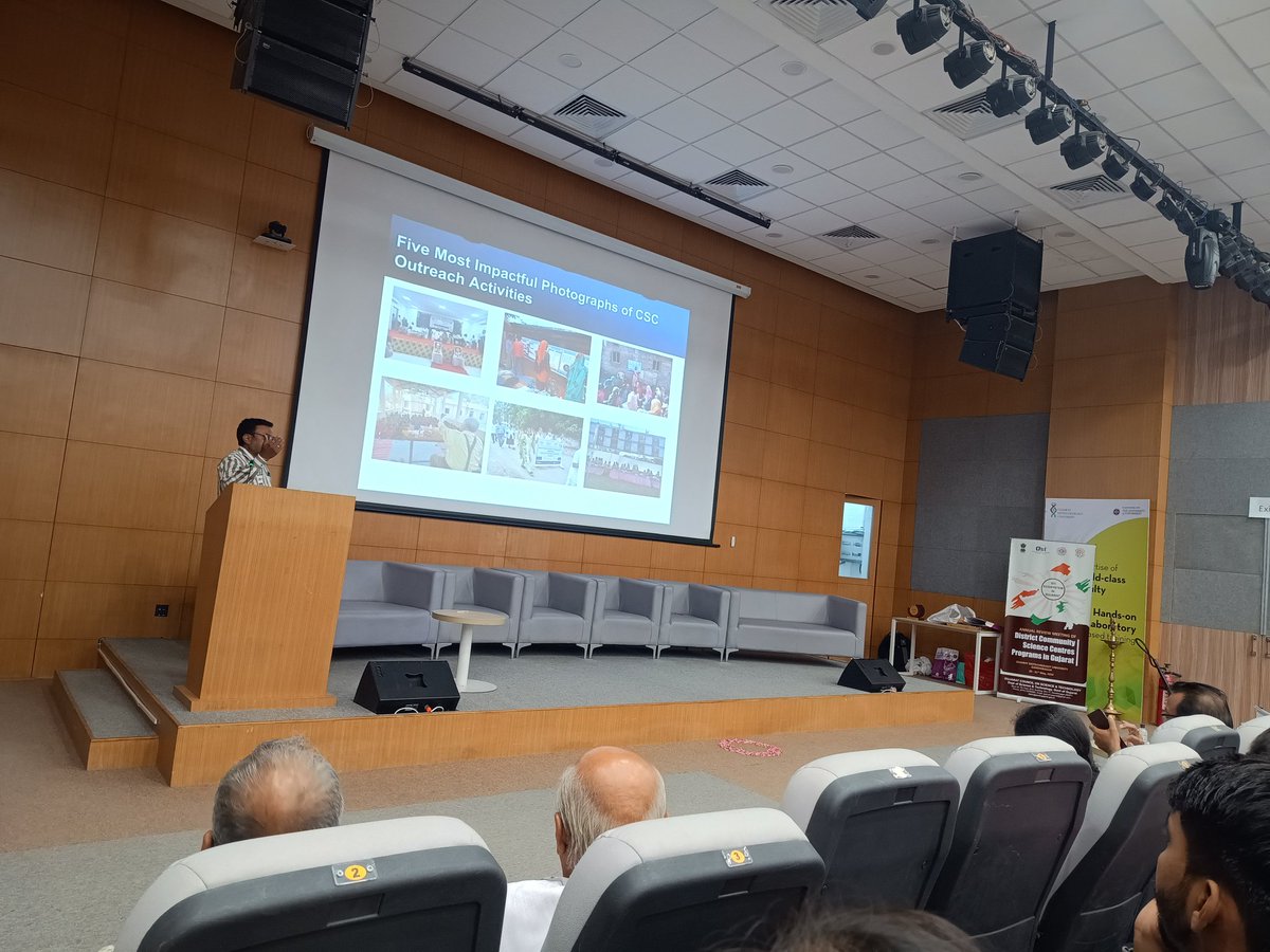@GujBiotechUni @IndiaDST @dstGujarat @sharmarashmi123 @SciComm_India @PIB_India @GujScienceCity @daiictofficial @EduMinOfGujarat @PTI_News @SDG2030 #CSC coordinators are presenting their #success stories and upcoming action plans on #science promotion programs and outreach activities before the #TechnicalCommittee. Let's work together in an #innovative way..