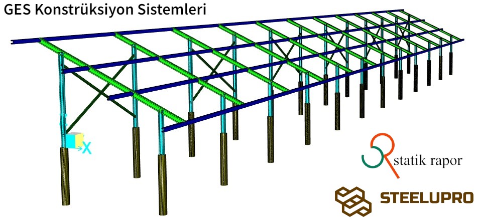 RaporStatik's tweet photo. GES (Güneş Enerjisi Sistemleri) projelerinde kullanılan hafif çelik/ağır çelik profillerin tahkiklerini ekonomik ve emniyetli şekilde tasarladığımız bir projemizin daha model dosyasını tamamladık.

#GES #GESstatik #statikrapor #steelupro #hafifçelik #ağırçelik #prefabrik https://t.co/WSAILrqC8R