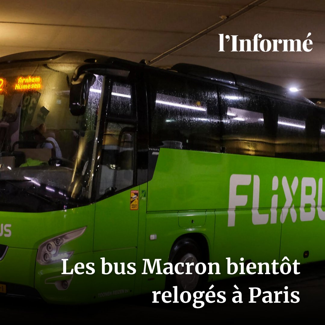 🚍 Après les #JO2024, c'est fini pour Flixbus et BlaBlaCar à la gare routière de Bercy. Mais où vont-ils aller ? Deux sites ont été choisis par la mairie de Paris pour accueillir 7 millions de passagers annuels. Les détails sur l'Informé ▶️ linforme.com/tech-telecom/a…