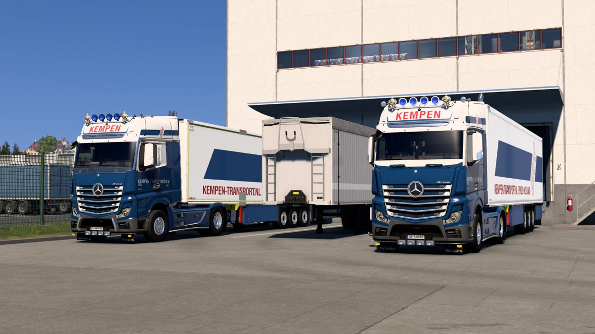 We are ready to go. 💥
@SCSsoftware 
@DaimlerTruck 
@CargobullAG 
@Michelin 
#BestCommunityEver