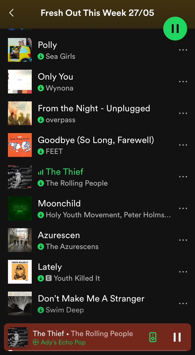 An A to D of Indie (@ady_hanson) on Twitter photo Some day of new releases this!
Happy #NewMusicFriday Eve
<a href="/SeaGirls/">SEA GIRLS ≅</a> <a href="/wynonaband/">wynonaband</a> @overpass_band <a href="/feetband/">FEET</a> <a href="/TRPofficial/">The Rolling People</a> <a href="/HYMovement/">Holy Youth Movement</a> <a href="/TheAzurescens/">The Azurescens</a> <a href="/YOUTHKILLEDIT/">Youth Killed It</a> <a href="/SWIM_DEEP/">SWIM DEEP ≈</a>
💜🎶 Some day of new releases this!
Happy #NewMusicFriday Eve
<a href="/SeaGirls/">SEA GIRLS ≅</a> <a href="/wynonaband/">wynonaband</a> @overpass_band <a href="/feetband/">FEET</a> <a href="/TRPofficial/">The Rolling People</a> <a href="/HYMovement/">Holy Youth Movement</a> <a href="/TheAzurescens/">The Azurescens</a> <a href="/YOUTHKILLEDIT/">Youth Killed It</a> <a href="/SWIM_DEEP/">SWIM DEEP ≈</a>
💜🎶