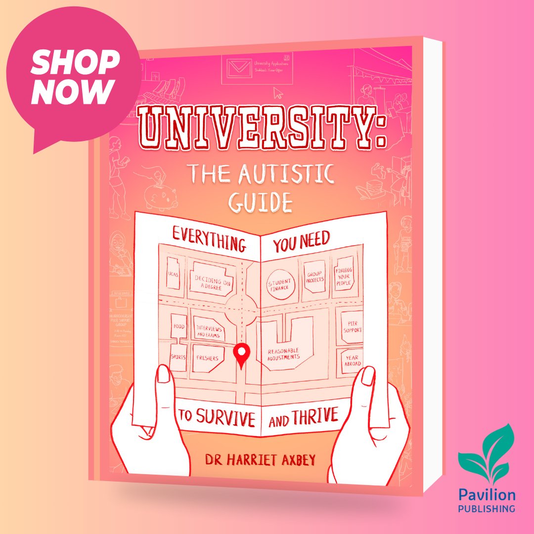 Out today! University: The Autistic Guide by Dr Harriet Axbey @axbey is now available. Organised in a user-friendly manner with clear signposting, definitions, useful templates and handy tips and tricks this is an essential guide for students.✏️
Read more: bityl.co/Pcmj