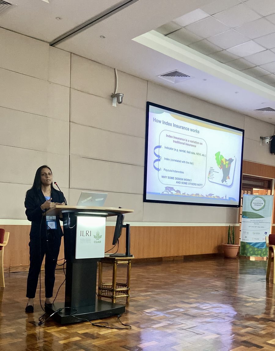 #ICTforAg Nairobi 

Great talk by Ambica Paliwal <a href="/PaliwalAmbica/">Ambica Paliwal</a> <a href="/ILRI/">ILRI.org</a> on harnessing the power of satellite technology for sustainable livestock management in africa.

#LocalizingImpact #Innovation #Inclusion #ICTforAg2024