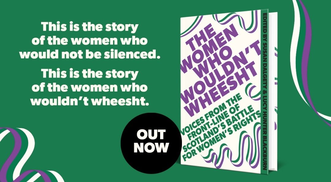 The book is out now and available at all good bookshops, including #OurFeministLibrary 📚 🔗👉🏼 uk.bookshop.org/a/7614/9781408… #BookTwitter #booktwt #readwomen #HERstory #WomenDidnaeWheesht ♀️