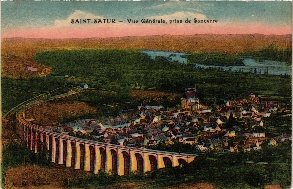 Une commune, une ancienne carte postale : Saint-Satur, Cher 🇫🇷