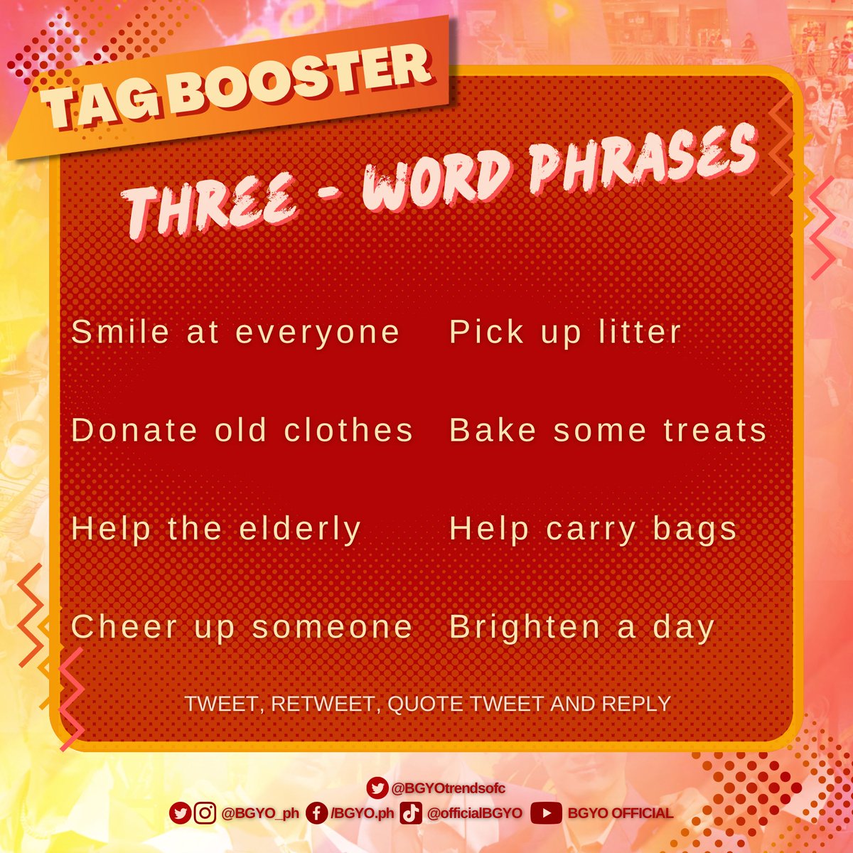 BGYOtrendsofc's tweet photo. Tag Booster

Smile at everyone

NAD4LE NG 6IGIL

#BGYO_Gigil #BGYO https://t.co/9AQXDiHIYv