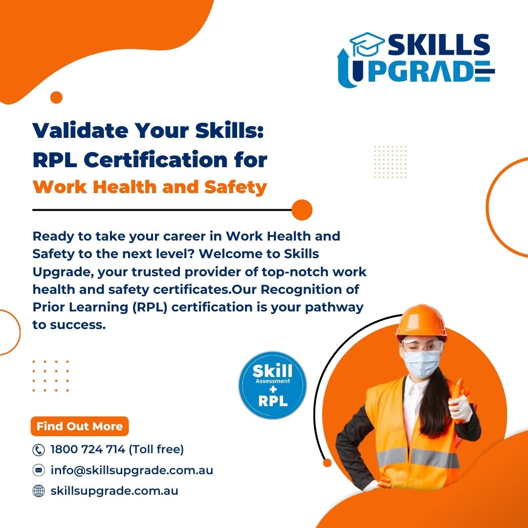 Secure Your Workplace with SkillsUpgrade WHS Certificate Provider.🔒

Visit: tinyurl.com/work-safety-an…

For inquiries, reach out to us via:
E-Mail: info@skillsupgrade.com.au
#UpgradeYourCareer #WorkHealthSafety #SkillsUpgrade #workhealthandsafety #RPLCertification #Certification