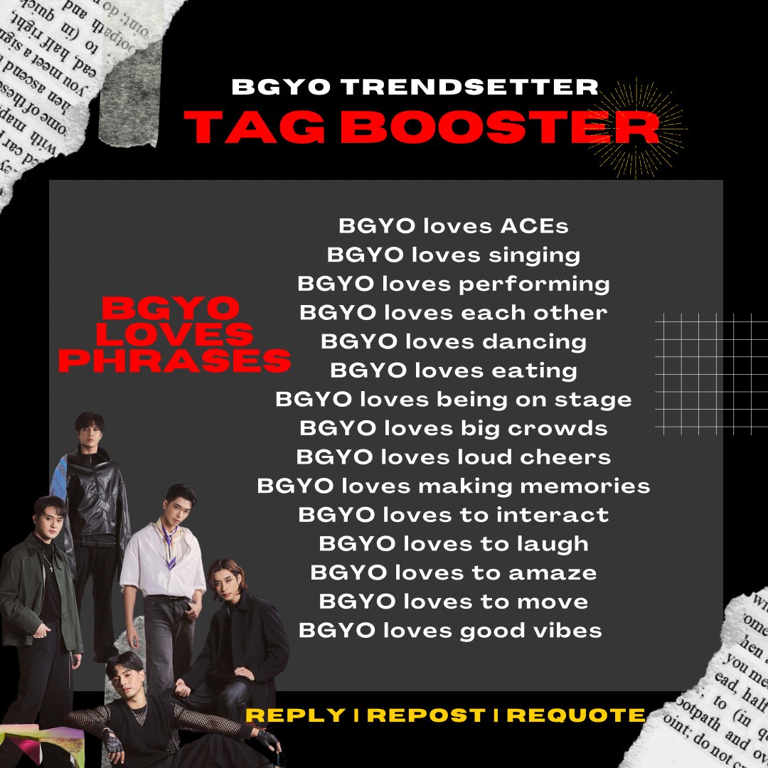 BGYOtrendsofc's tweet photo. Tag Booster

Our best boys love…

NAD4LE NG 6IGIL

#BGYO_Gigil #BGYO https://t.co/nPyh9b5Jyf