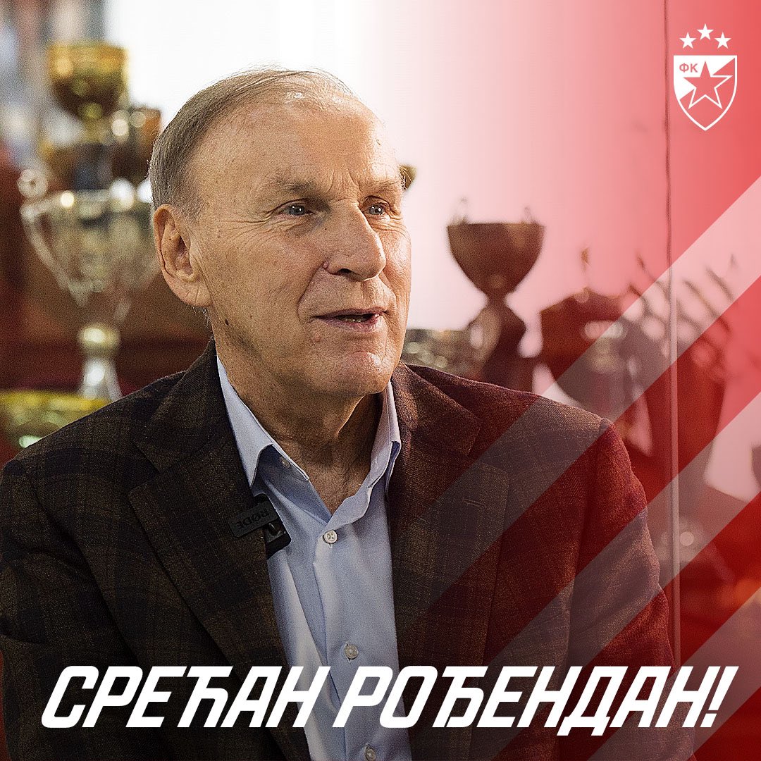 Danas treća Zvezdina zvezda Dragan Džajić puni 78 godina! Džajo, srećan rođendan i da ga još dugo slaviš! 🎉 🔴⚪️ #fkcz #zvezdajemojaporodica