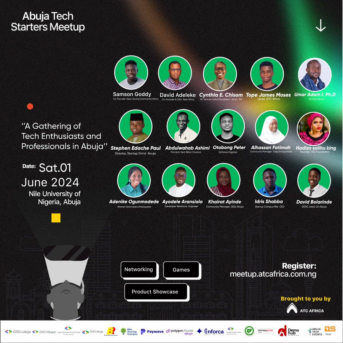 AbujaTechEvents's tweet photo. Yes Calling all tech enthusiasts in Abuja!

Are you ready to ignite your network at the most electrifying event of the year?

Join us for the Abuja Tech Starters Meetup 24!

@atcafricahq
 
https://t.co/Lr19Yh6K4e https://t.co/e8sXHwMhHL
