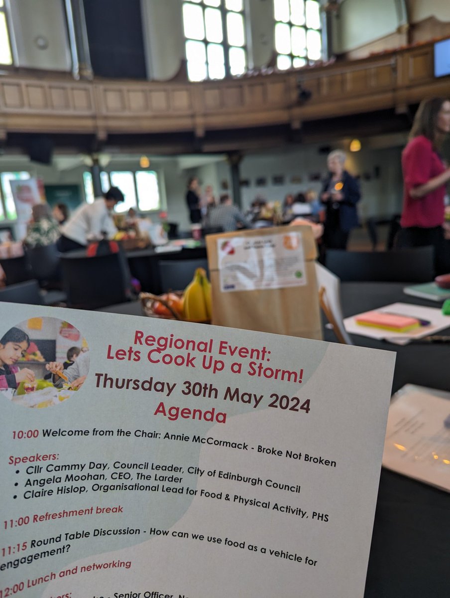 Busy day today with catering, cook club at Sandy's community centre &amp; we're at the regional gathering of community food organisations #ECFCookupAStorm