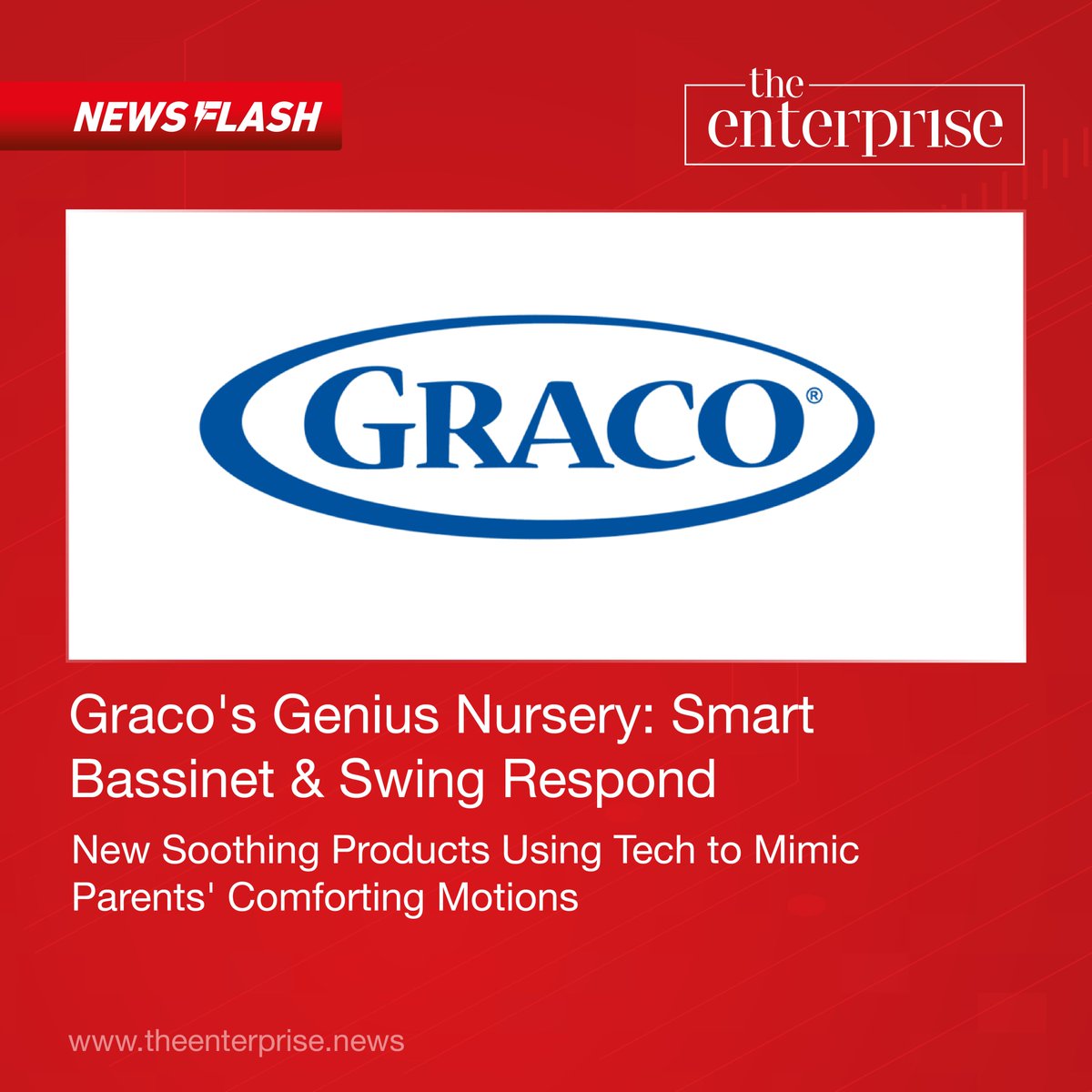 AtTheEnterprise's tweet image. To know more, read the full article on #theenterprise
theenterprise.news/business/graco…

#SmartBaby #Graco #NewbornEssentials #globalbusiness #SafeSleep #SootheYourBaby #theenterprisenews #followformore #global #finance  #SwingingIntoComfort #GracoBaby