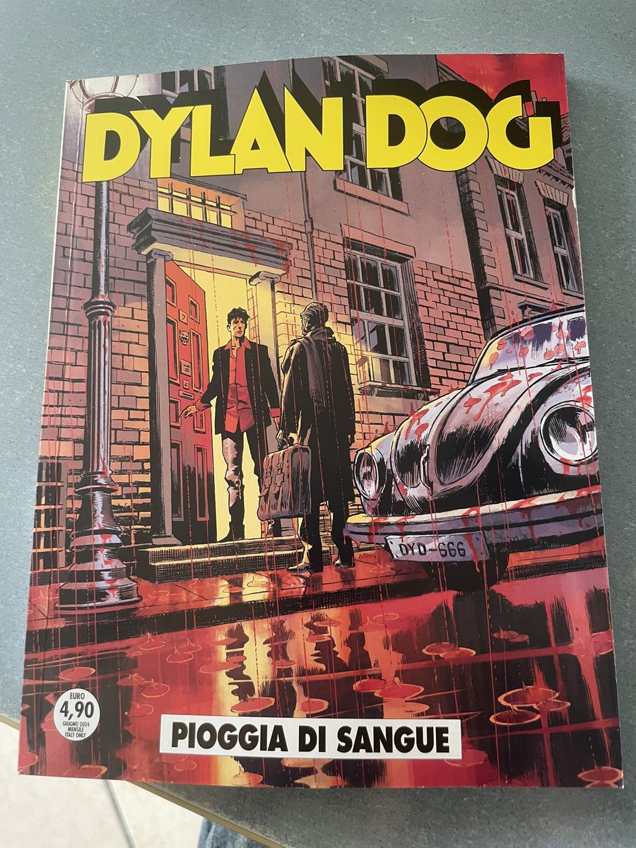 Copertina come non si vedevano da tempo il numero 453 del #DylanDog di questo mese. Chissà come sarà la storia.