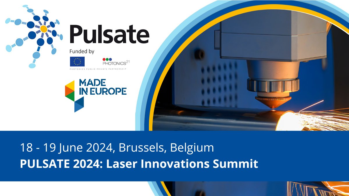 PULSATE (@pulsateeu) on Twitter photo Join us at the PULSATE 2024: Laser Innovations Summit! Our agenda is packed with insightful sessions on June 18-19, including #AI in #laser manufacturing, industry #innovations, and more. Register now: ac.epic-photonics.com/pulsate-2024
#photonics <a href="/Photonics21/">Photonics21</a> #photonicseu Join us at the PULSATE 2024: Laser Innovations Summit! Our agenda is packed with insightful sessions on June 18-19, including #AI in #laser manufacturing, industry #innovations, and more. Register now: ac.epic-photonics.com/pulsate-2024
#photonics <a href="/Photonics21/">Photonics21</a> #photonicseu