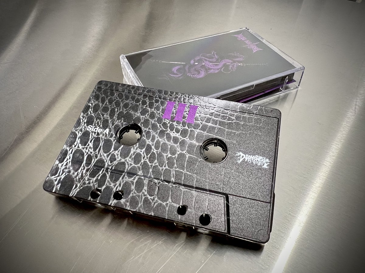 Media Duplication Ltd (@audiotapepeople) on Twitter photo Loving the snakeskin effect UV print on a black shell, with a printed Card. Black and purple great combination of colours produced for @doomshire_tapes66 <a href="/hebikatana/">Hebi Katana 蛇刀</a> #welovecassette #cassettetapes #music #bands #duplication #audiotapes #musicians #audiocassettes #UVprint Loving the snakeskin effect UV print on a black shell, with a printed Card. Black and purple great combination of colours produced for @doomshire_tapes66 <a href="/hebikatana/">Hebi Katana 蛇刀</a> #welovecassette #cassettetapes #music #bands #duplication #audiotapes #musicians #audiocassettes #UVprint