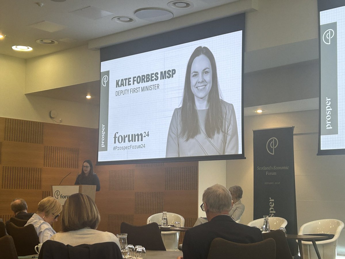 @_KateForbes reflects on £5 million investment into high growth start up businesses with @ScottishEDGE and also @tech_scaler investment which is the only programme of its kind in Europe and setting up success for the future @Mark_Logan1 #prosperforum24