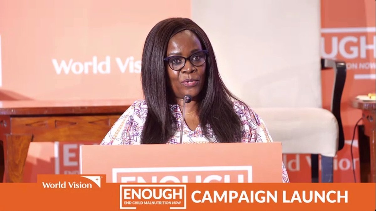 Through the #ENOUGHCampaignRw, we are calling on the allocation & coordination of resources to ensure the effective implementation of food & nutrition policies & comprehensive improvement in prenatal nutrition' @PaulineOkumu urges different actors to join the #ENOUGHCampaignRw