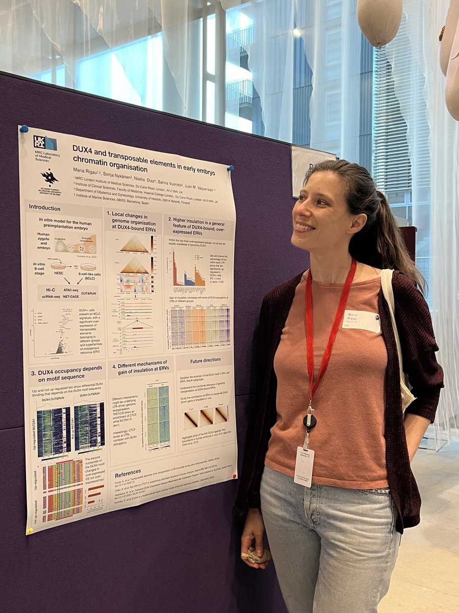 Vaquerizas Lab (@vaquerizas_lab) on Twitter photo The DEG lab had a great time at <a href="/YEN_community/">Young Embryologist Network</a> symposium! <a href="/jahnavi_bhask/">Jahnavi Bhaskaran (she/her)</a> had a fabulous talk about #spermatogenesis, and <a href="/M_Rigau/">Maria Rigau</a> had a fantastic poster on #ERVs. Super proud of <a href="/balaguer_irina/">Irina Balaguer</a> for chairing the committee and <a href="/ChristosKltzs/">Christos Kalaitzis</a> for helping organising 🧬 The DEG lab had a great time at <a href="/YEN_community/">Young Embryologist Network</a> symposium! <a href="/jahnavi_bhask/">Jahnavi Bhaskaran (she/her)</a> had a fabulous talk about #spermatogenesis, and <a href="/M_Rigau/">Maria Rigau</a> had a fantastic poster on #ERVs. Super proud of <a href="/balaguer_irina/">Irina Balaguer</a> for chairing the committee and <a href="/ChristosKltzs/">Christos Kalaitzis</a> for helping organising 🧬