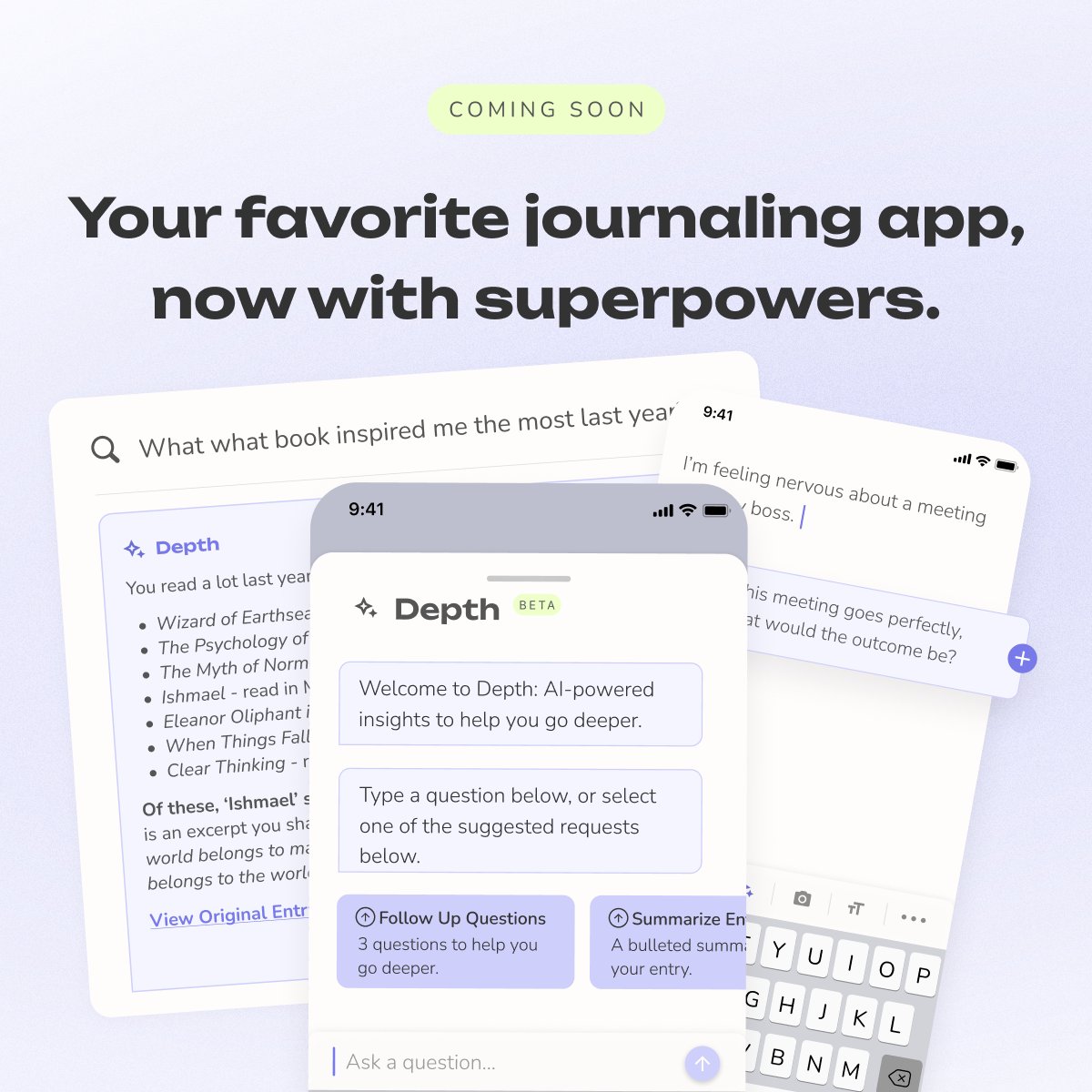 🧵Our 2024 Vision: AI-Enhanced Journaling and Reflection 

Historically, journaling has been a self-directed, one-way conversation.

That's all about to change...