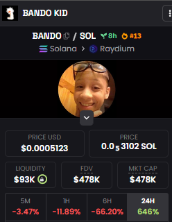 what's happening with $BANDO? lmao