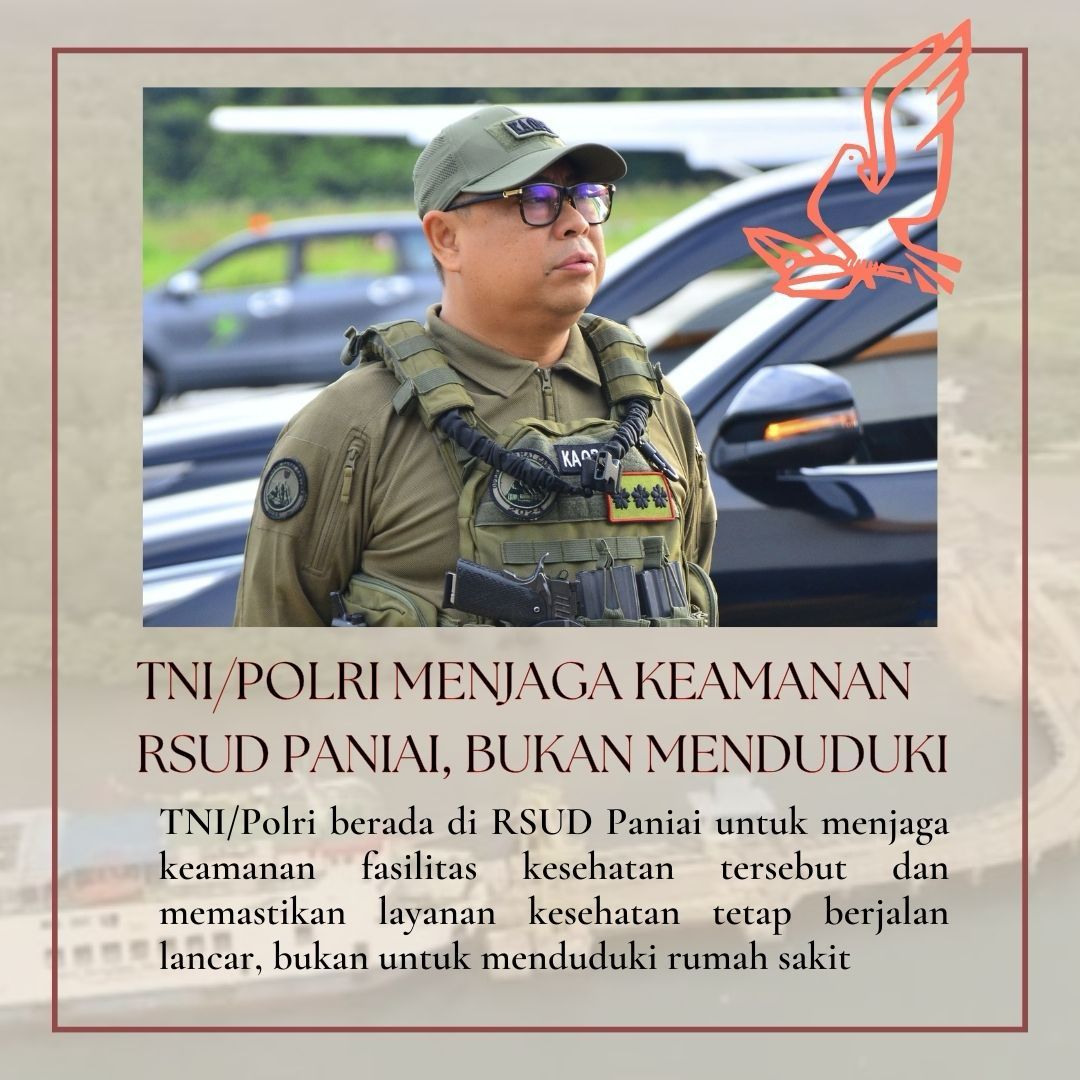 tikagusna's tweet photo. OPM telah menyebar hoaks terkait pendudukan RSUD Paniai oleh TNI/Polri.
#HoaksOPM #OPMakanbakarRSUDPaniak #stopOPM #TNIPolrilindungiRSUDPaniai #TNIPolripelindungmasyarakatPapuadariOPM. https://t.co/3YaMt3Gvji