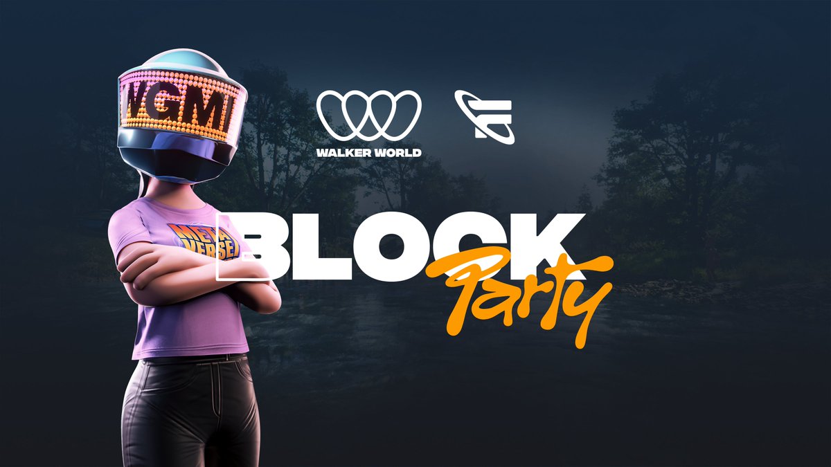 You’ve been invited to the Walker World x Futureverse BLOCK PARTY! 🎉 An exciting event is just around the corner - bringing together your favorite projects to celebrate in preparation of some BIG news…👀 We’ve cooked up something special in cooperation with @futureverse… 10