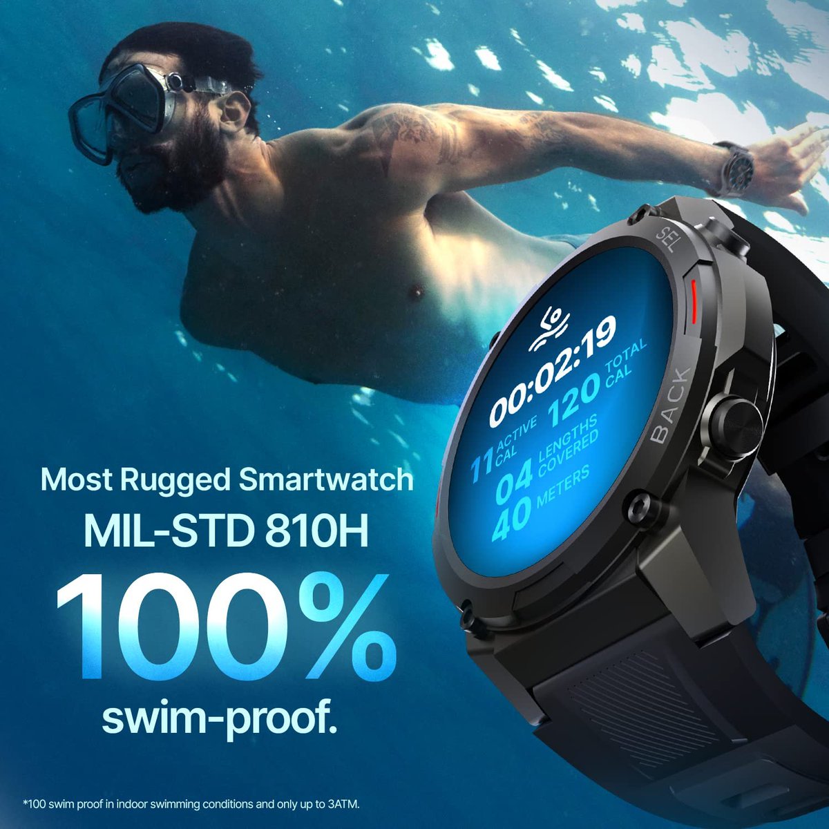 arivomkadaioffi's tweet photo. Smartwatch with swim proof :
Price :Rs.3999
Reviews : 4.2* | 1574 Ratings
Keyword Searches : #swimproof #waterproof #smartwatch
Link to Buy : https://t.co/bf1iKLnQ3A