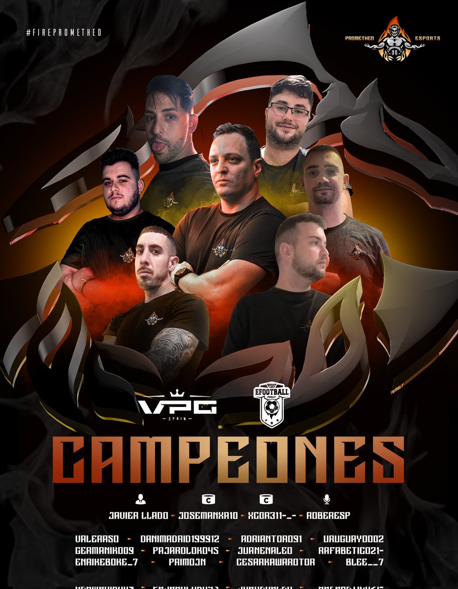 #Campeones 🏆 

Si,Si,Si EL DOBLETE YA ESTA AQUI 🏆

🏆 CAMPEONES DE 3° DIVISIÓN EN @PLGeFootBall 

Lo de este equipo no tiene sentido🔥 

Gracias a todos y cada uno de los integrantes de esta increíble plantilla con mención especial a @PrometheoJLlado <a href="/josemancxa10/">josemanxa10💙🧩👑</a> y <a href="/adannm11/">𝙋𝙧𝙤𝙢𝙚𝙩𝙝𝙚𝙤xCOR311-_-</a>