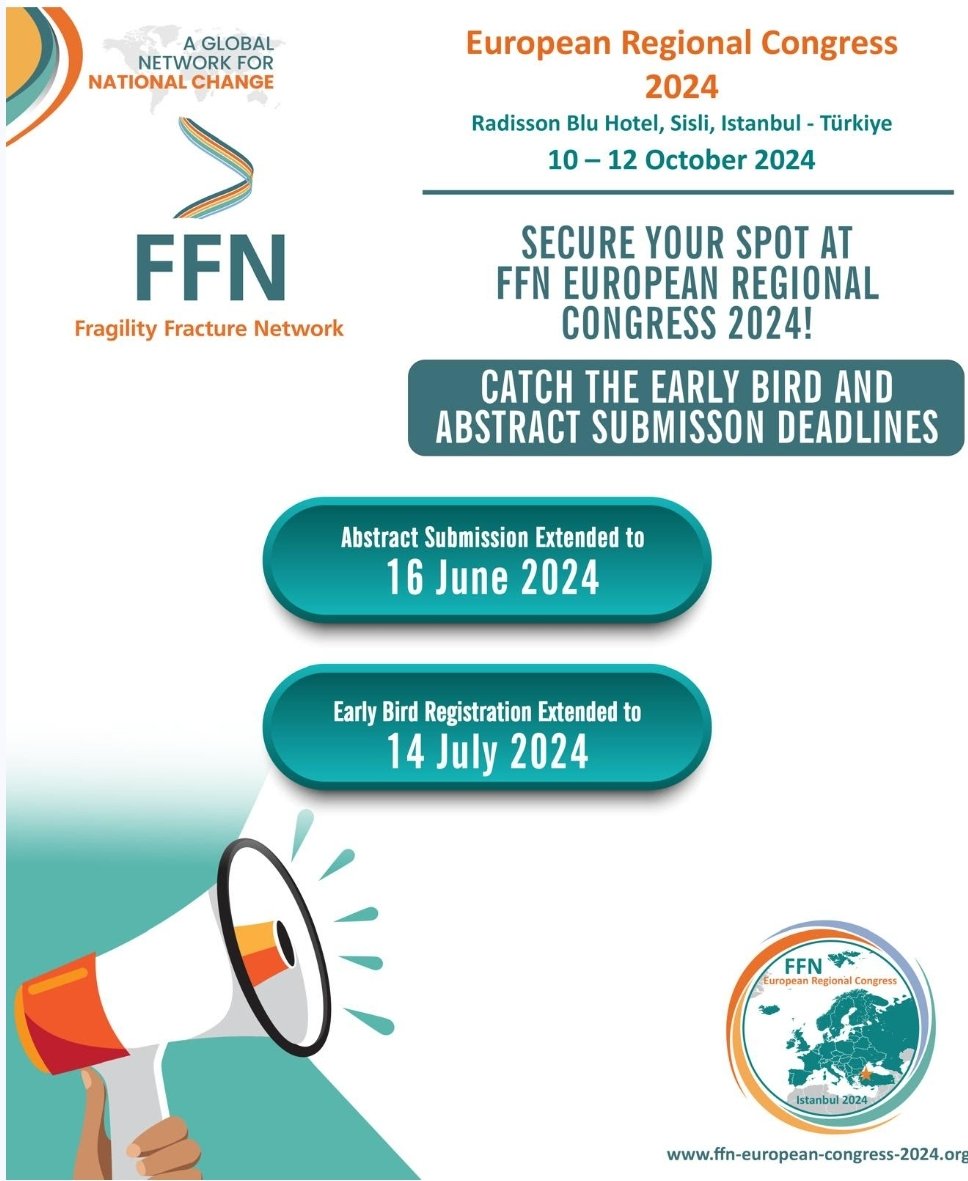 FFN European Regional Congress 2024_EARLY BIRD REGISTRATION AND ABSTRACT SUBMISSION DEADLINES EXTENDED! ffn-rem-europe-2024.org/en/